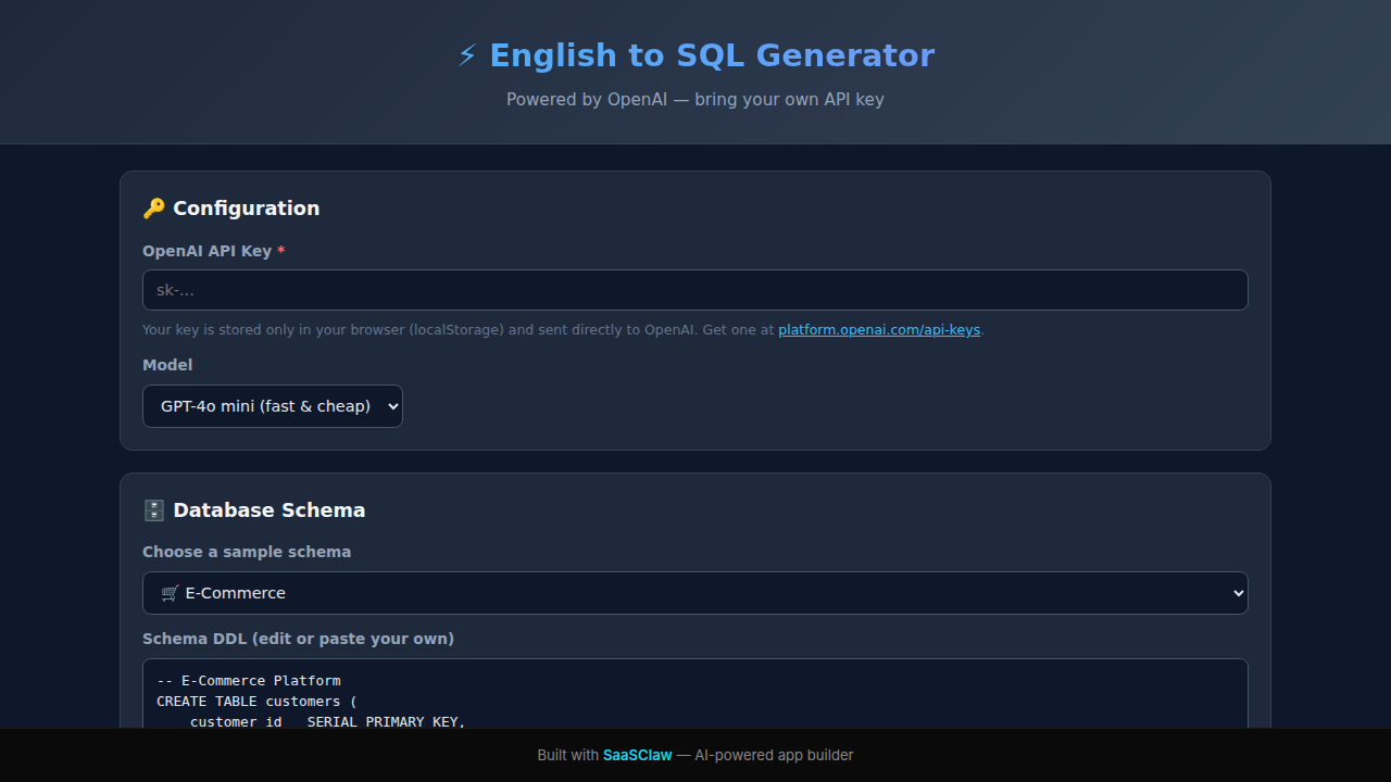dotnet-sql-generator