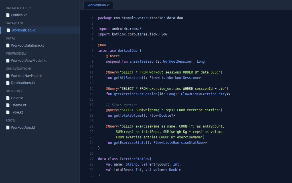 Android project files